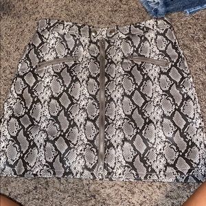 Snakeskin Skirt- Never worn- size 26
